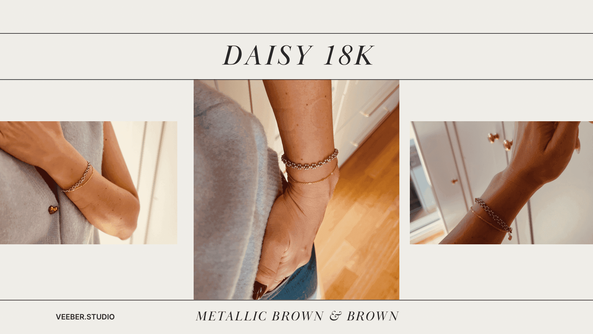 Daisy | 18k gold plated