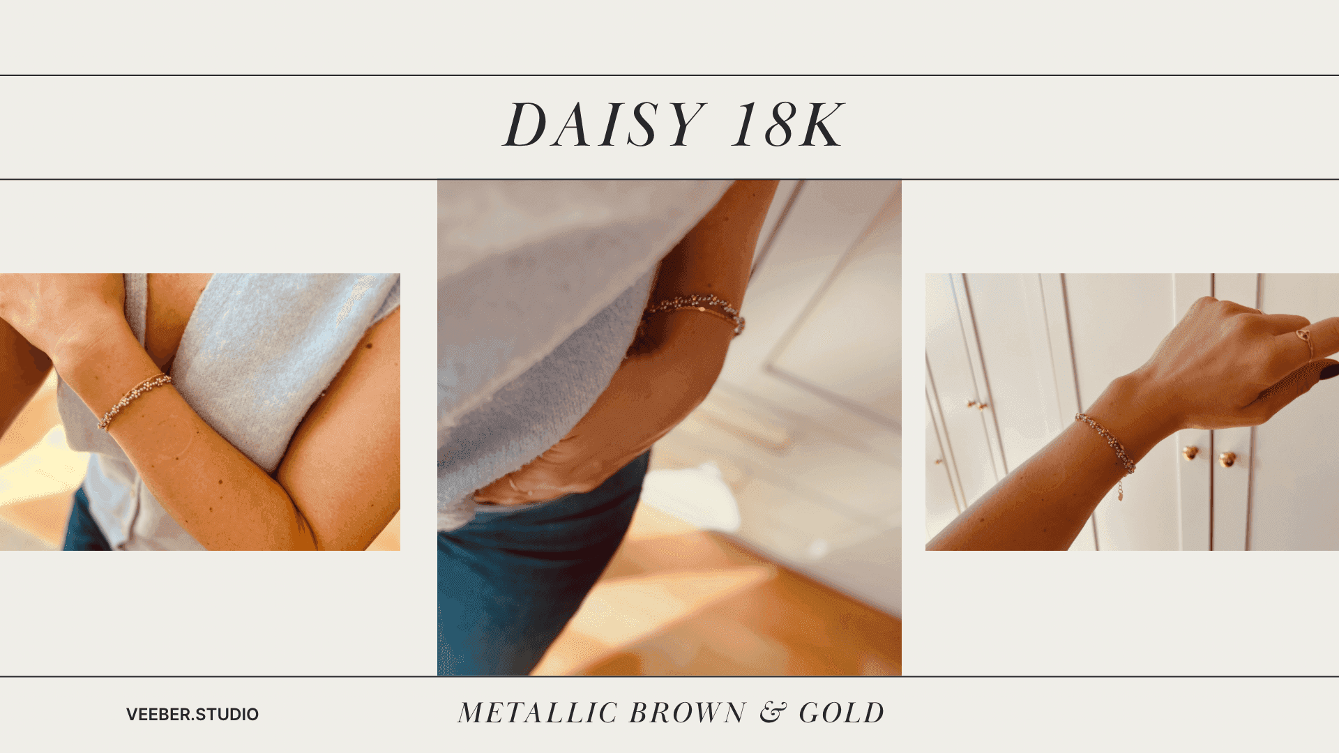 Daisy | 18k gold plated