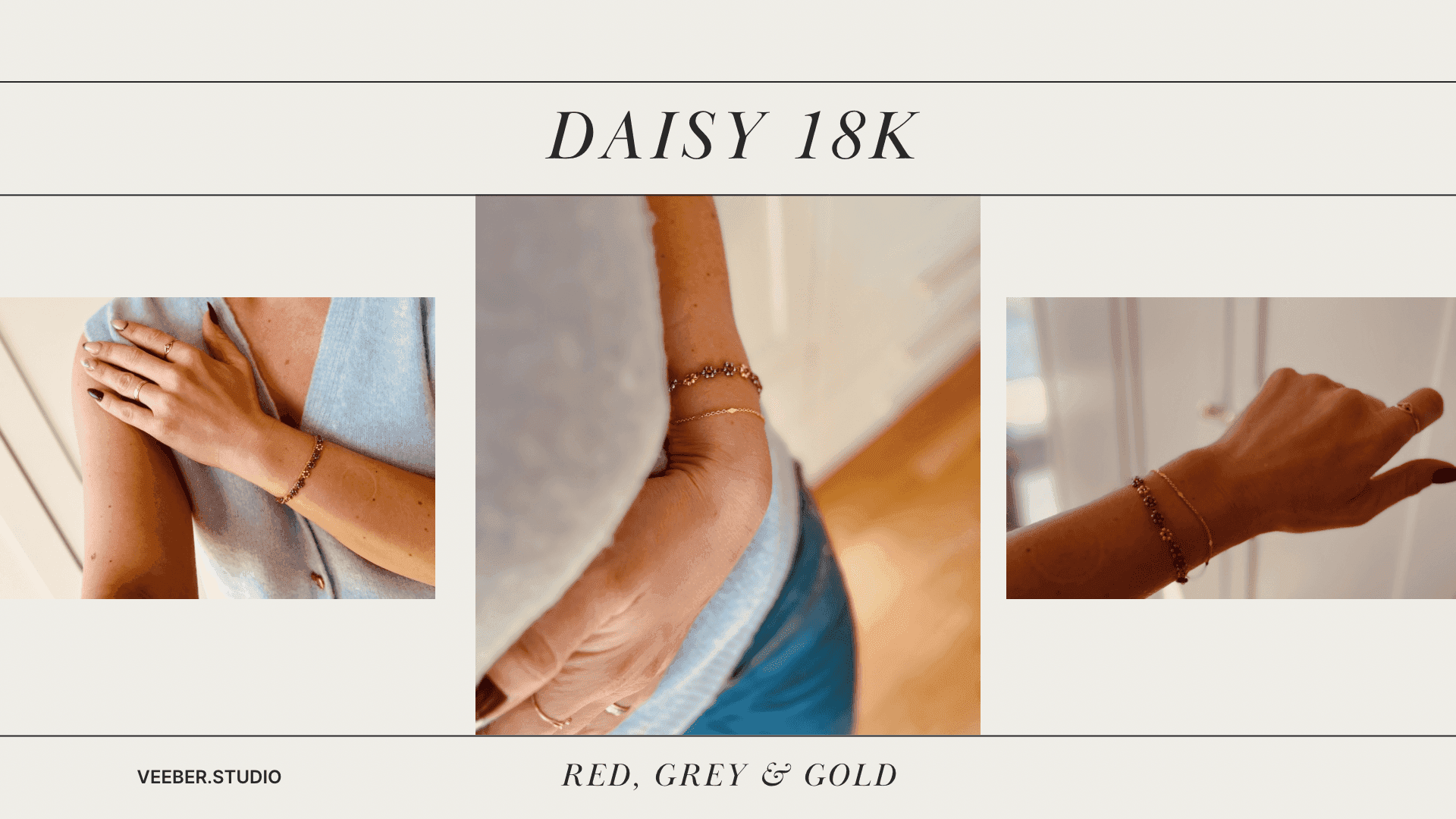 Daisy | 18k gold plated